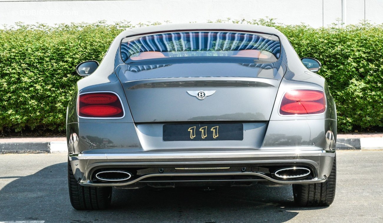 Bentley Continental GT Speed W12 / GCC Specifications