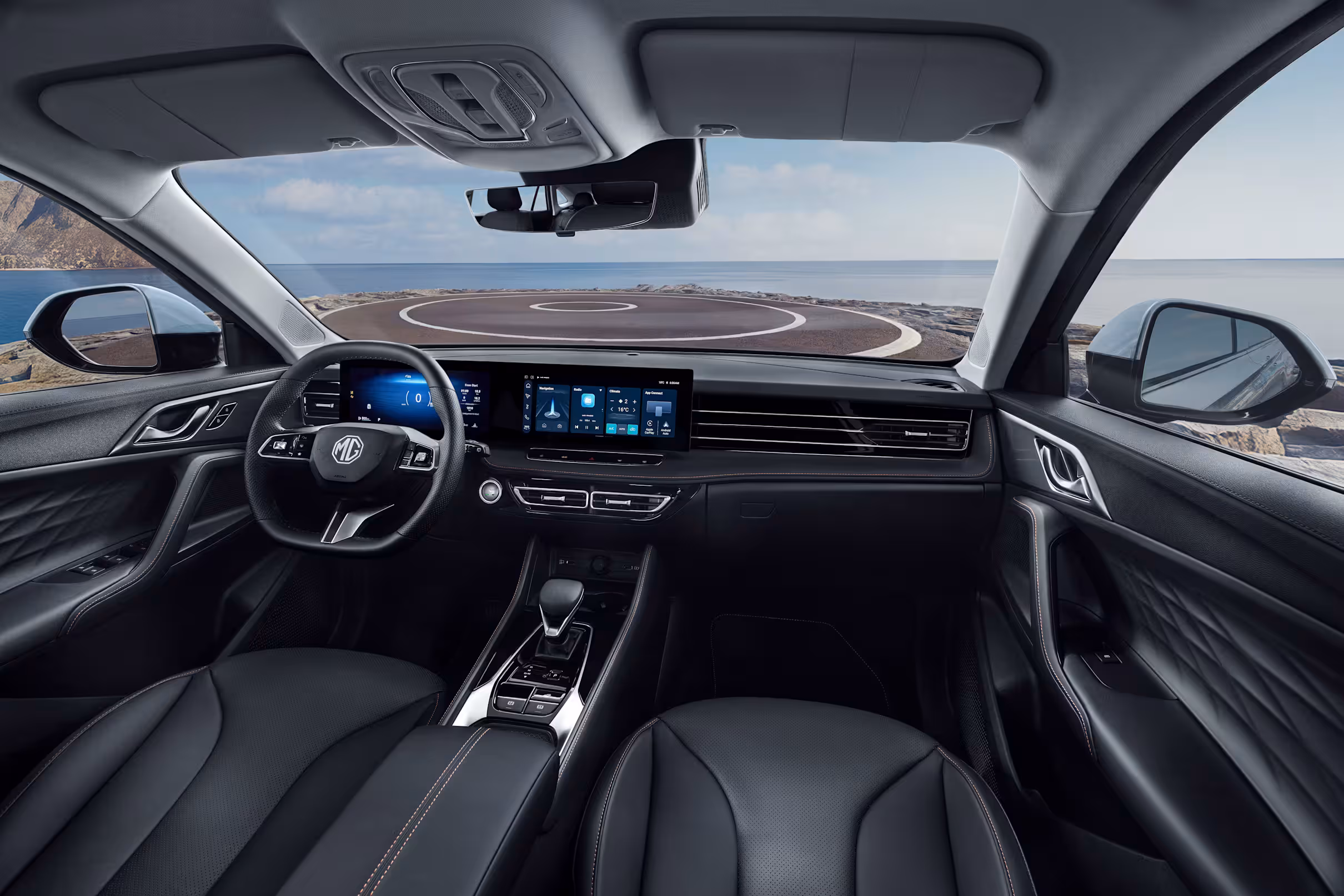 أم جي HS interior - Cockpit