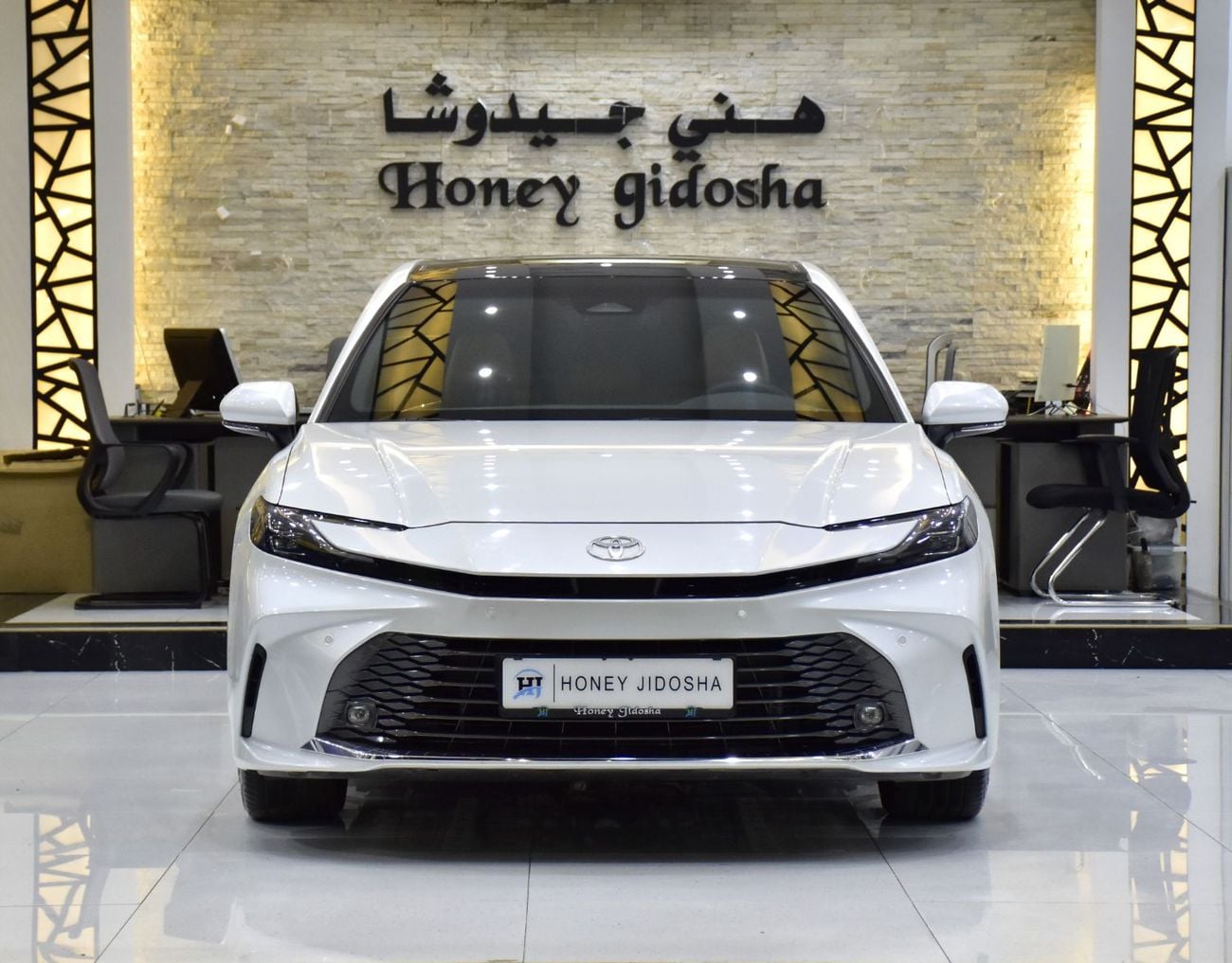 Toyota Camry EXCELLENT DEAL for our Toyota Camry GLE ( 2025 Model ) in White Color GCC Specs