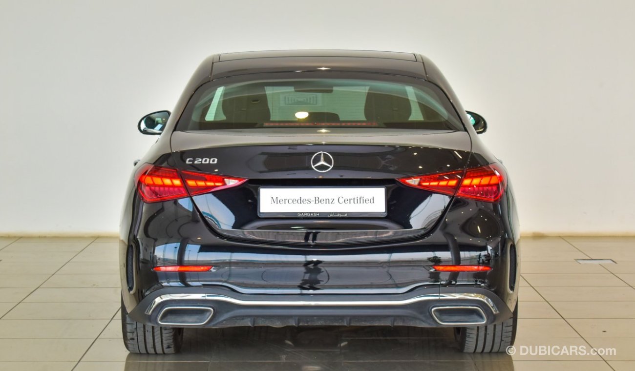 مرسيدس بنز C200 SALOON / Reference: VSB 31937 Certified Pre-Owned with up to 5 YRS SERVICE PACKAGE!!!