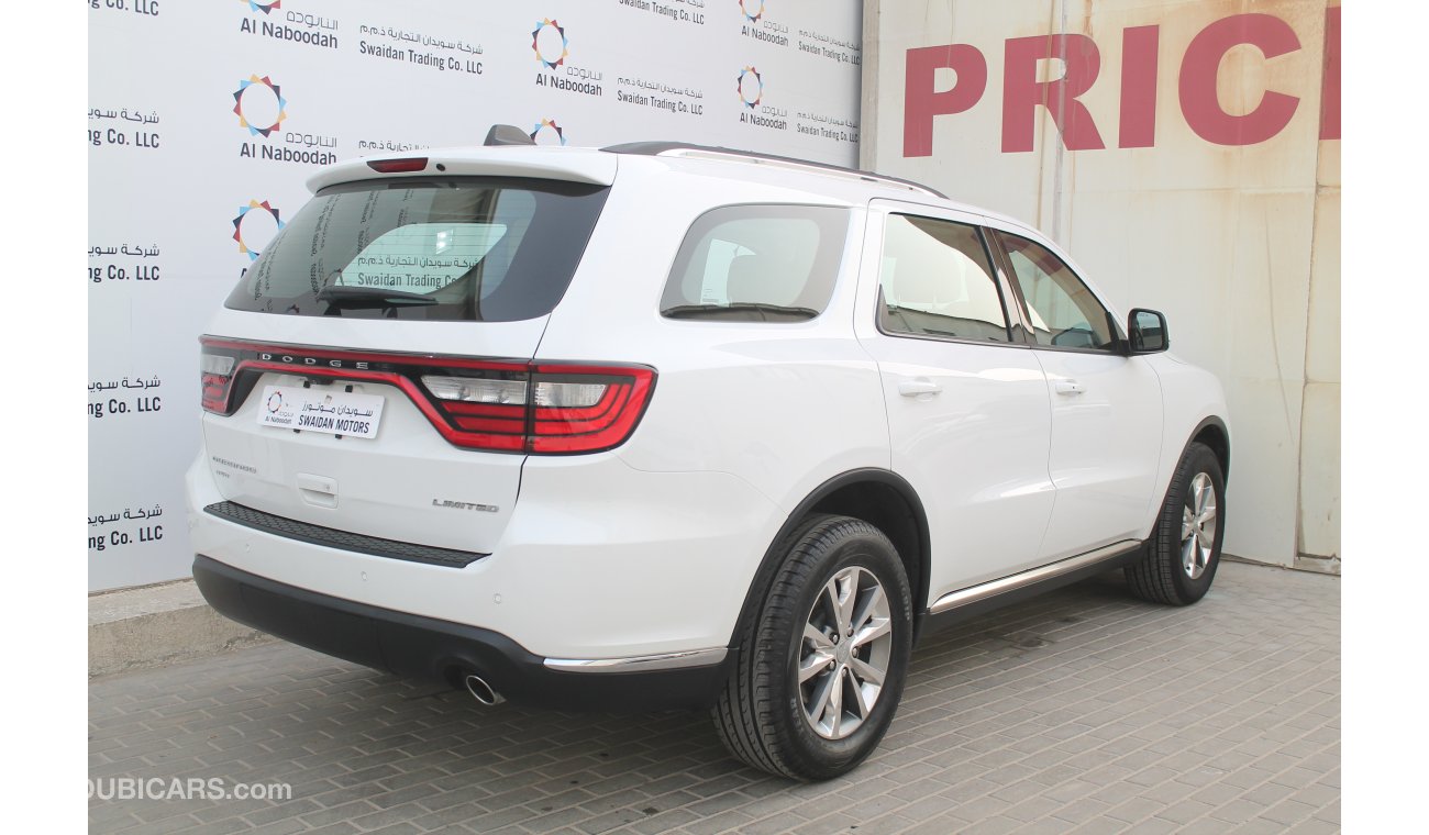 دودج دورانجو 3.6L V6 AWD 2015 GCC DEALER WARRANTY