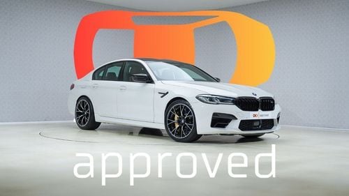 BMW M5 Competition 4.4L (625 HP) | AED 6,004 PM | Warranty Nov 2026 | GCC