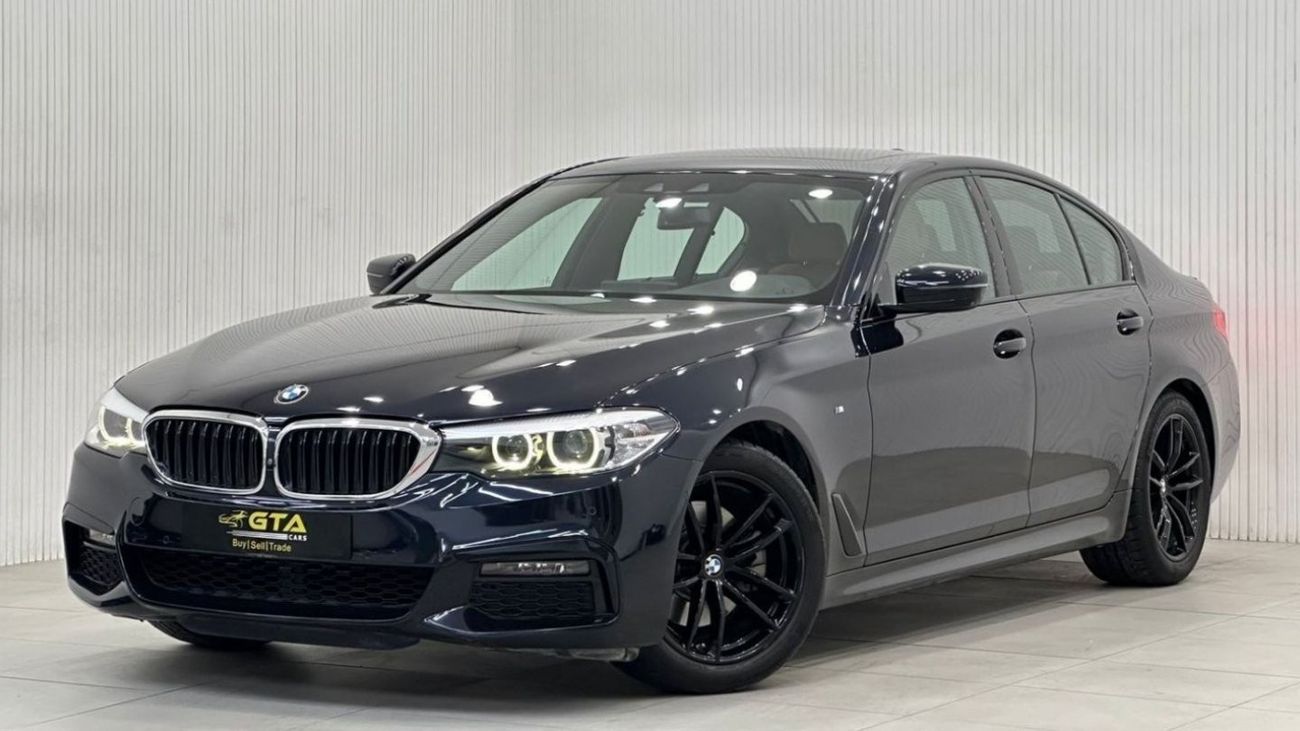 بي أم دبليو 520i M سبورت 2019 BMW 520i M-Sport, Warranty, Full BMW Service History, Full Options, GCC
