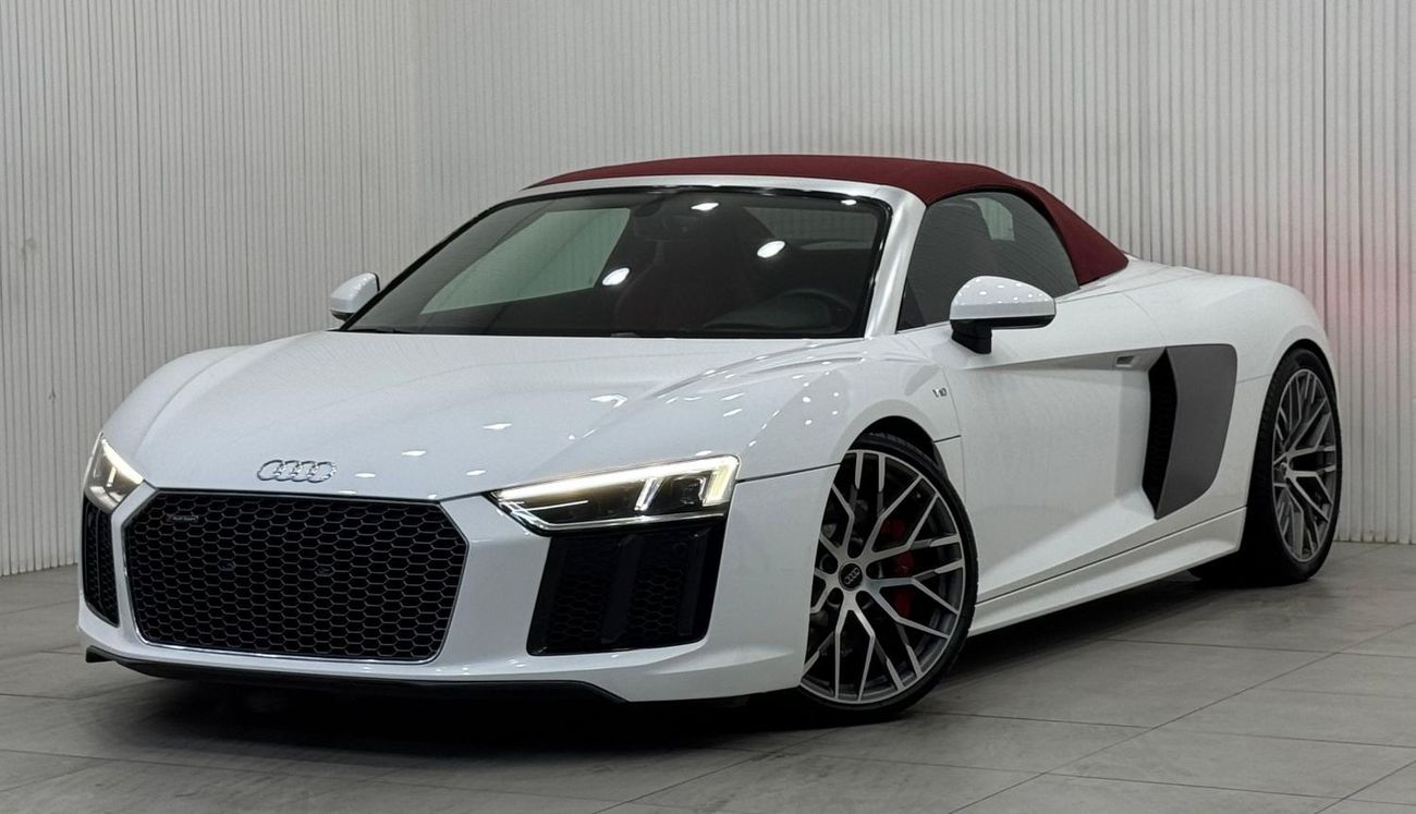 Audi R8 Spyder Std 5.2L 2017 Audi R8 Spyder V10, Warranty, Full Service History, Carbon Fiber Package, Very 