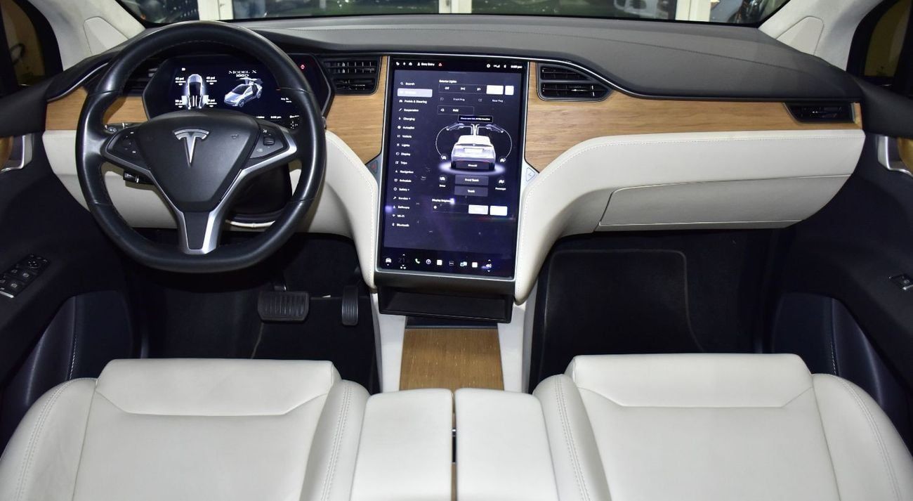 Tesla Model X EXCELLENT DEAL for our Tesla Model X 100D - Long Range ( 2019 Model ) in Grey Color GCC Specs