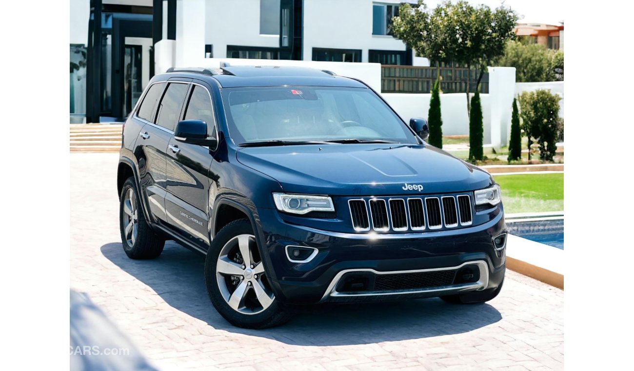 Jeep Grand Cherokee Overland AED 1870 PM | JEEP GRAND CHEROKEE 2014 | 0% DP | GCC | LOW MILEAGE