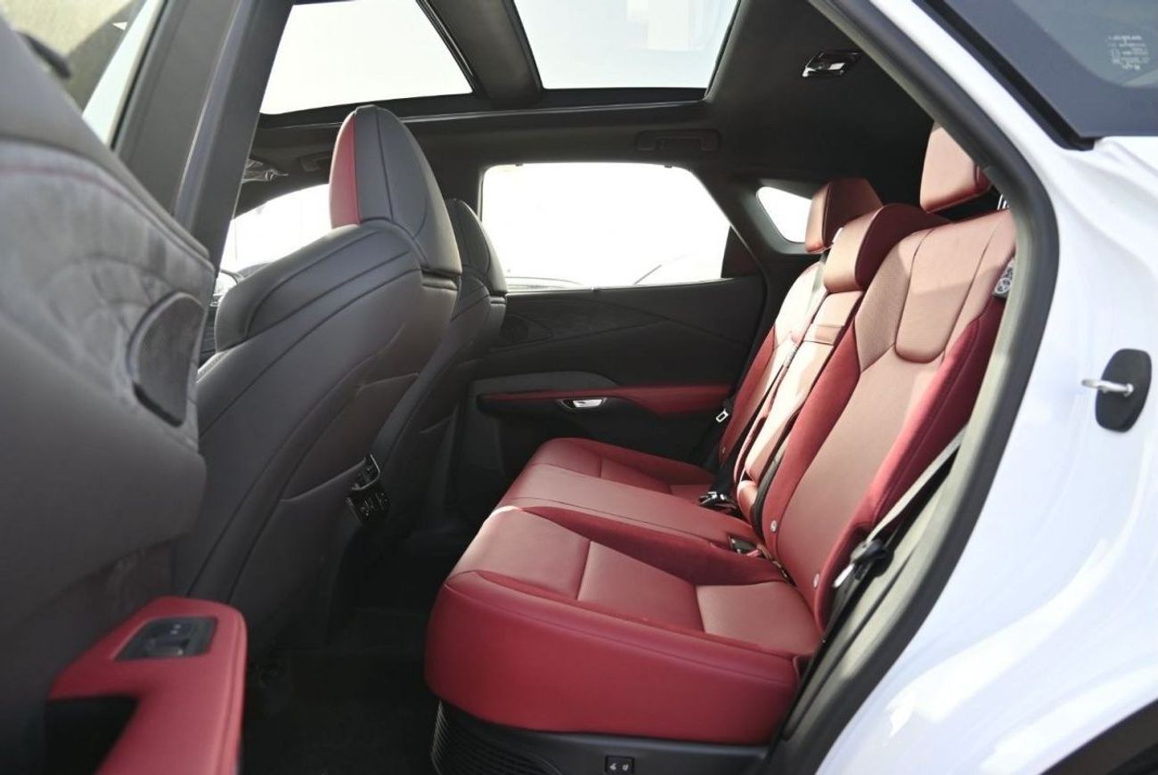 لكزس RX 500h Lexus RX500h F-Sport 2.4L, 4-cylinder, In-line, Turbo, Hybrid, AWD, CUV Model 2024, Color White