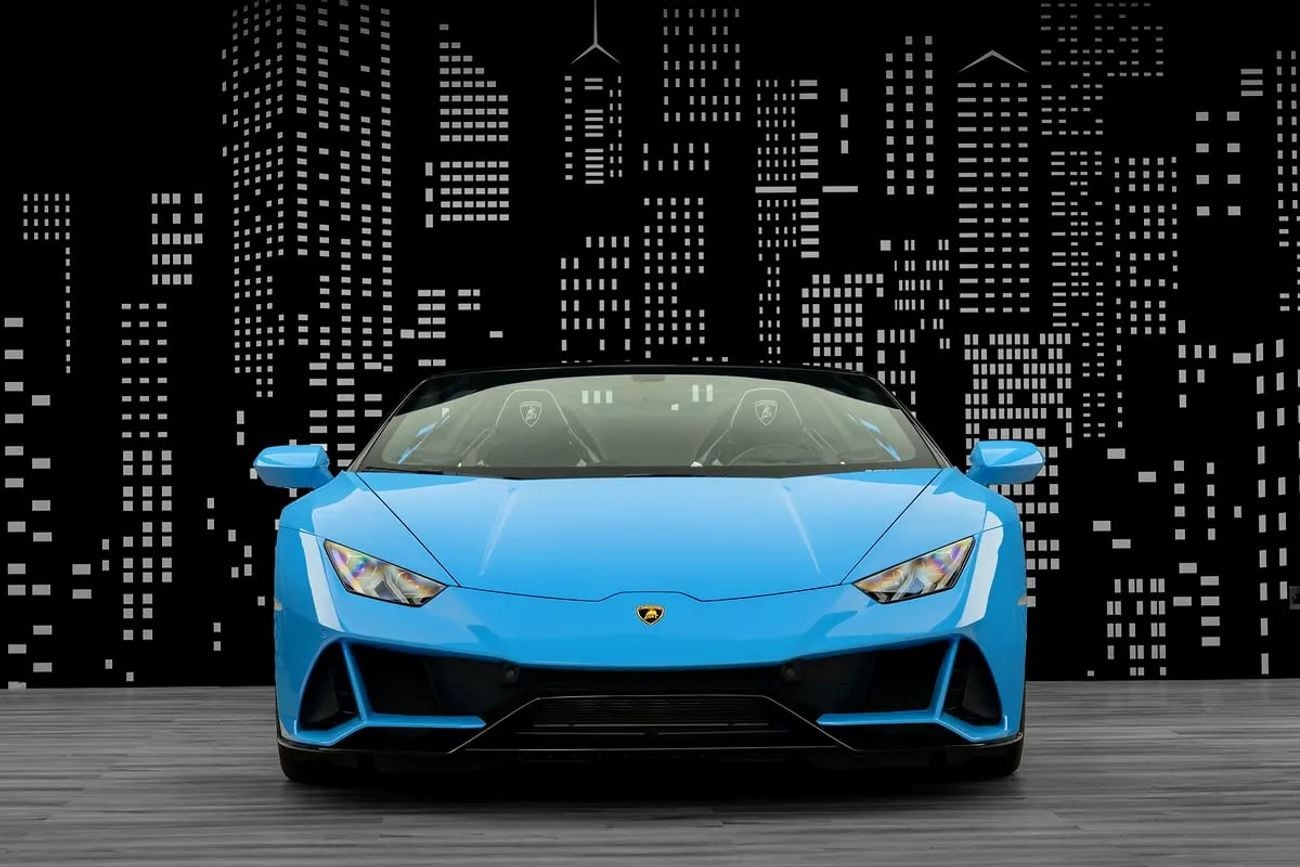 Lamborghini Huracan Evo Spyder LAMBORGHINI | HURACAN EVO SPYDER | BLUE CEPHEUS COLOR | CARBON INTERIOR