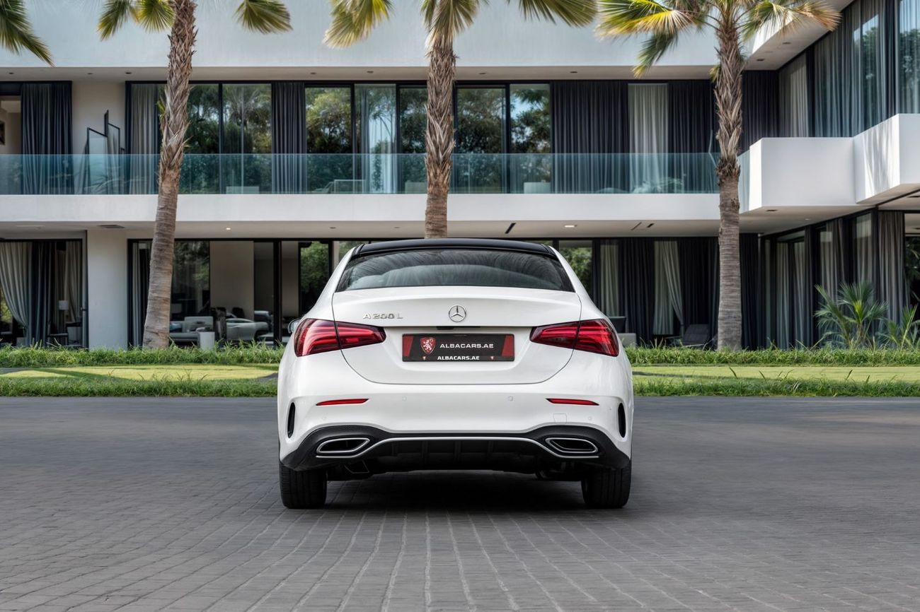 مرسيدس بنز A 200 L Sedan | 3,133 P.M  | 0% Downpayment | Brand New