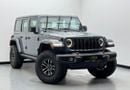 Jeep Wrangler Rubicon X 3.6L 2024 Jeep Wrangler Rubicon X, 2028 Jeep Warranty, Jeep Service History, GCC