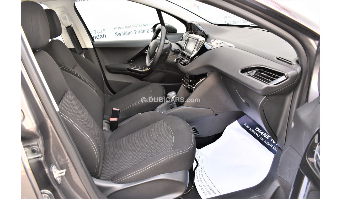 Peugeot 208 AED 579 PM | 1.6L ACTIVE GCC DEALER WARRANTY