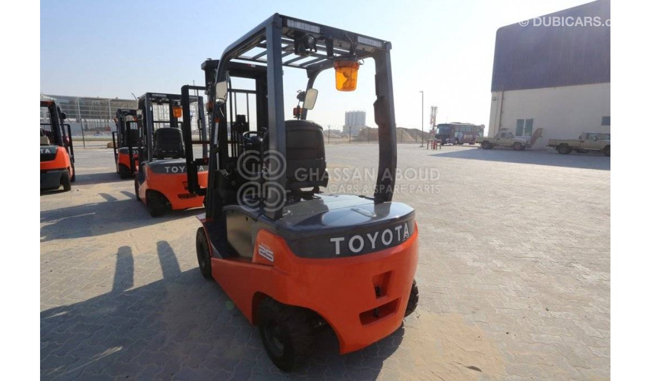 Toyota Fork lift 2.5 TON, 3 STAGE ELECTRIC MY20, FOR EXPORT ONLY(TY25ES2)