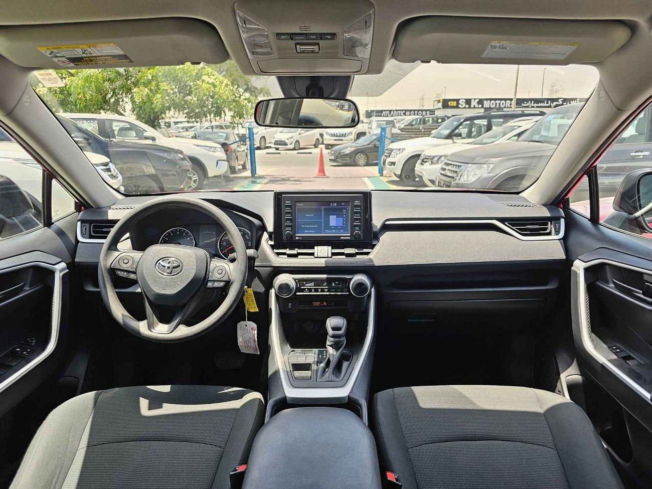 تويوتا راف ٤ LE/ LOW MILEAGE/ ORG AIRBAG/ DVD CAMERA/ RIMS/ LOT# 36355