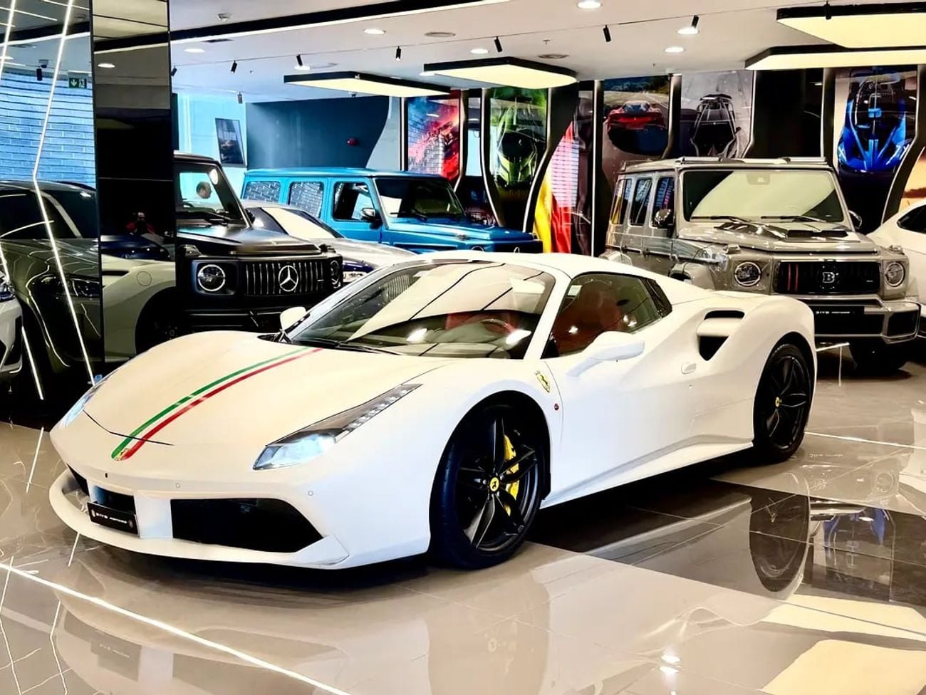 فيراري 488 سبايدر GCC Specs in Pristine Condition