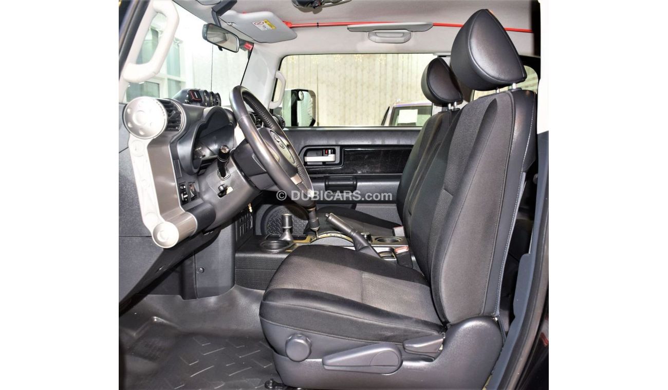 Toyota FJ Cruiser FULL SERVICE HISTORY! EXCELLENT DEAL for this Toyota FJ CRUISER GX.R 2015 Model!! GCC Specs