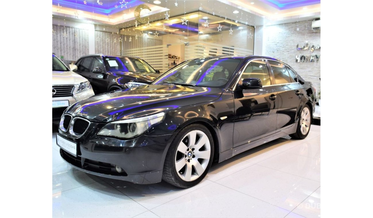 بي أم دبليو 530 AMAZING BMW 530i 2005 Model!! in Black Color! GCC Specs