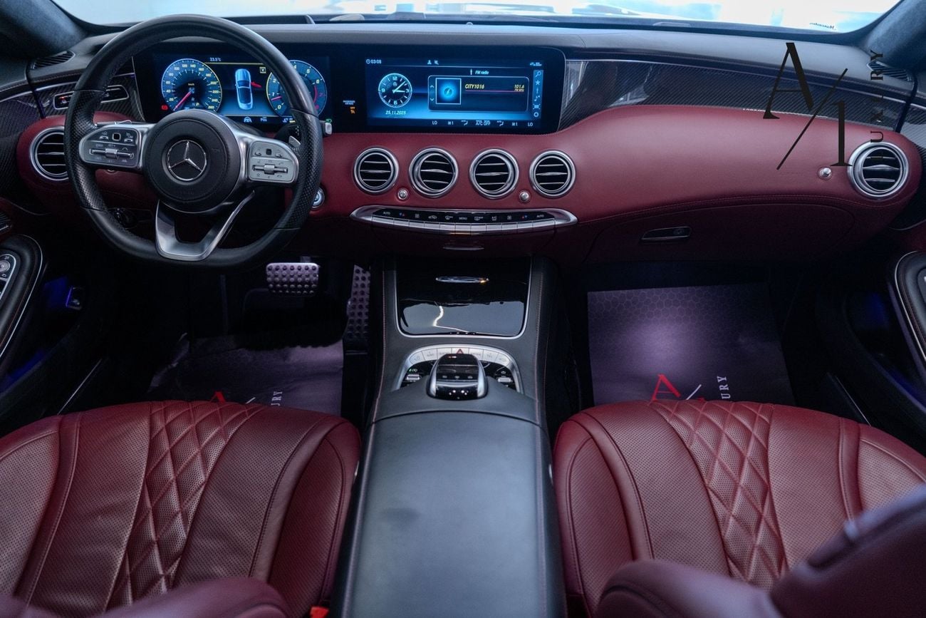 مرسيدس بنز S 560 كوبيه  2018 Mercedes Benz S560 Convertible V8, Service History, Fully Loaded, Excellent Condition, GCC Spec