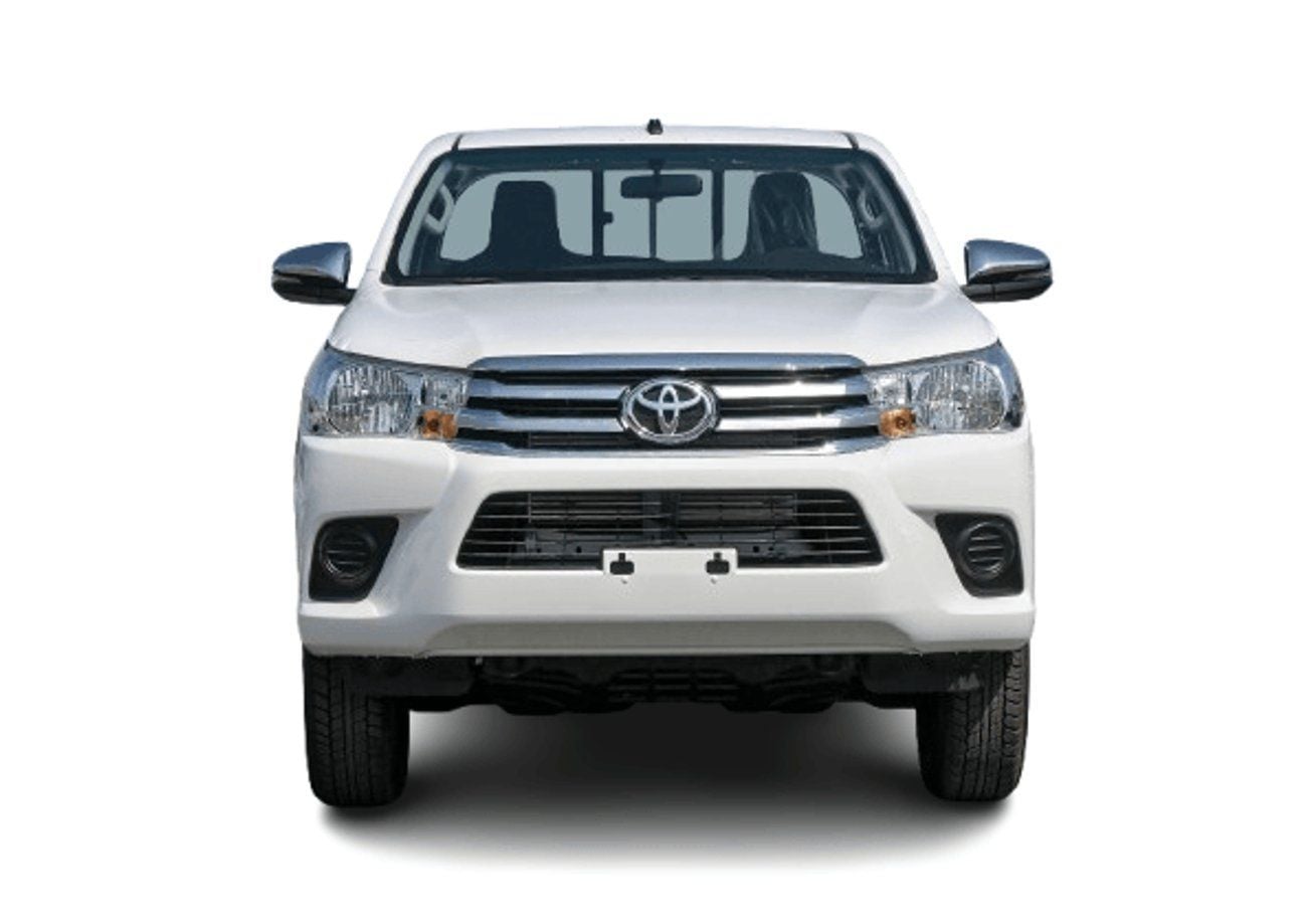 تويوتا هيلوكس DLX ECTJRY003 - 2026 Toyota Hilux Single Cab - 2.4L Diesel Manual 4wd - White with Red Interior