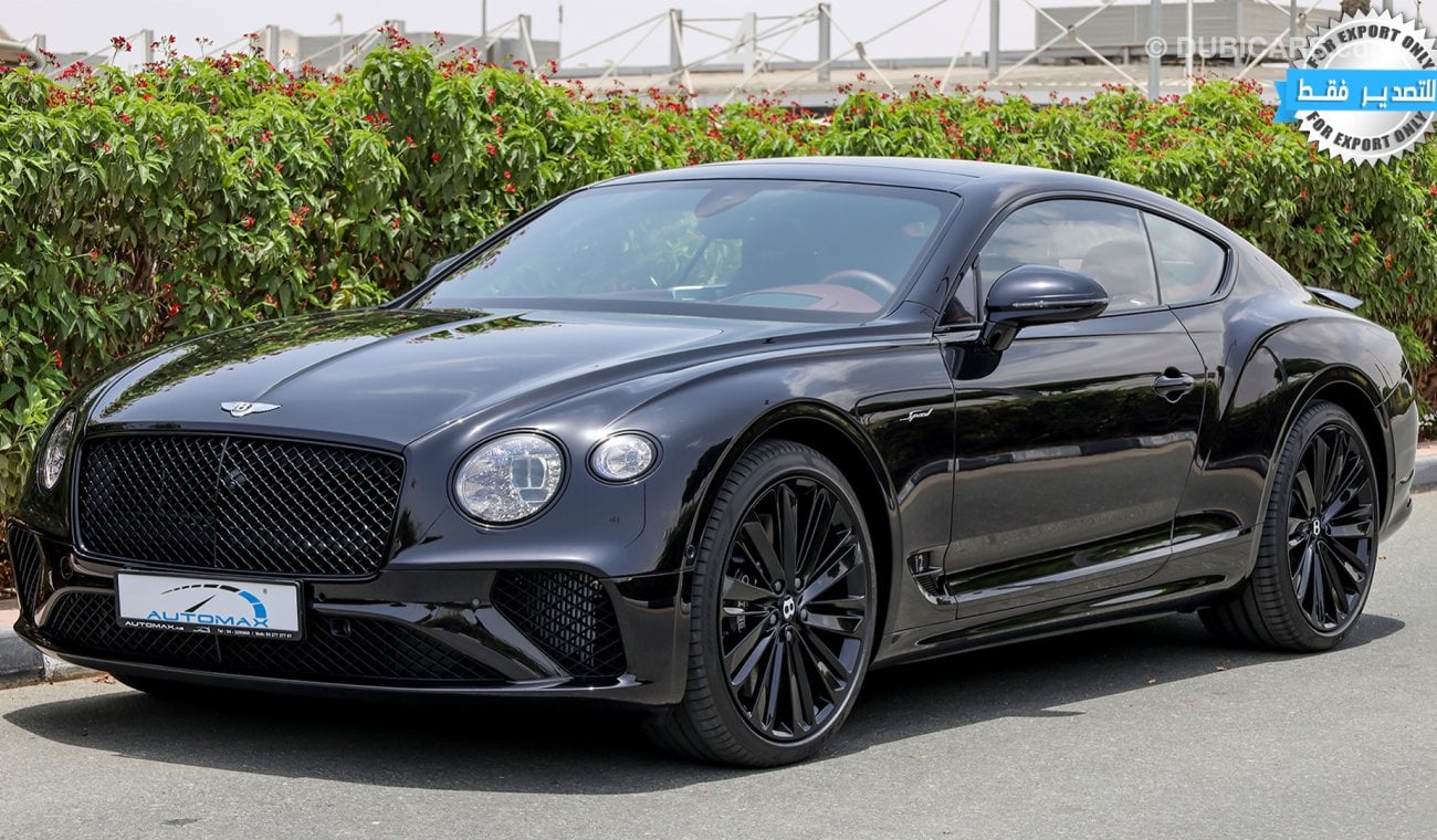 Bentley Continental GT SPEED V12 6.0L AWD , 2022 , GCC , 0Km , (ONLY FOR EXPORT)