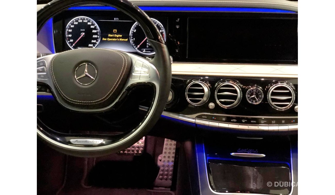 مرسيدس بنز S 550 4.7L 2017 Model with GCC Specs