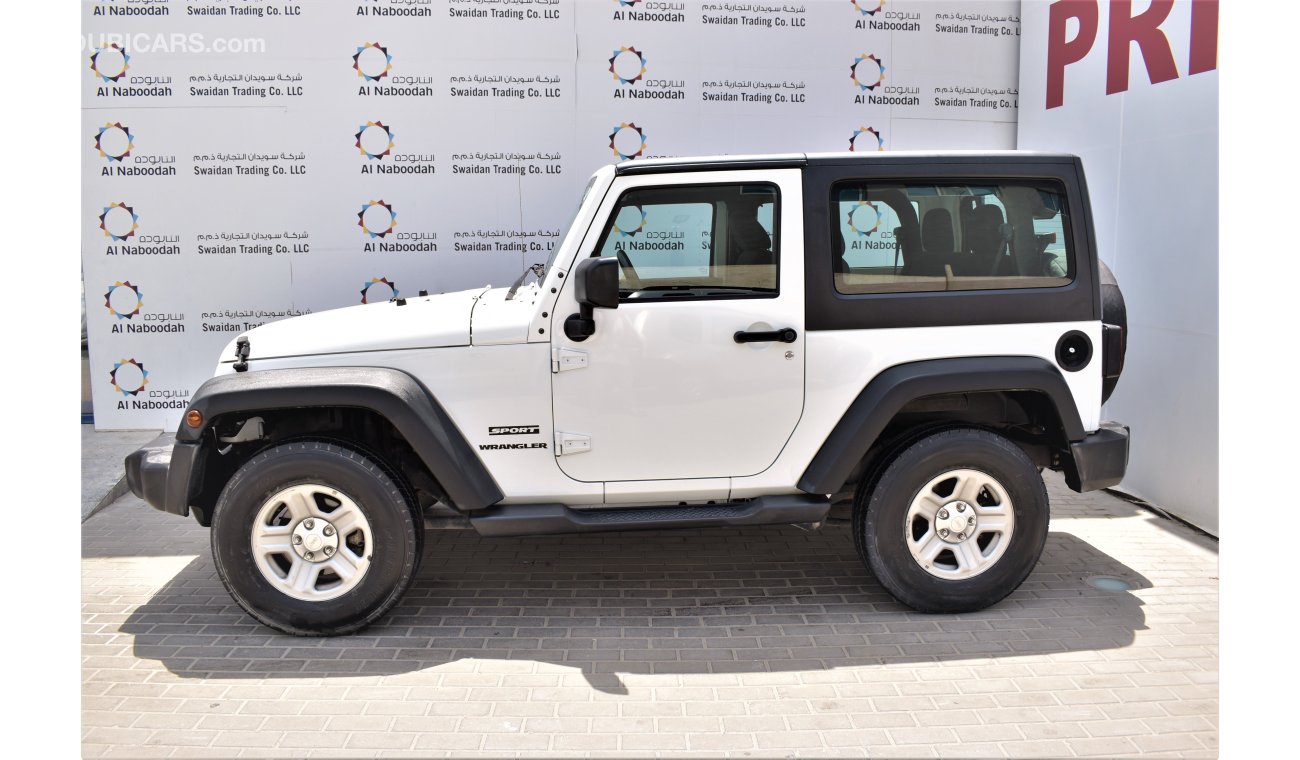 Jeep Wrangler AED 1760 PM | 0% DP | 3.6L SPORT V6 4X4 GCC WARRANTY