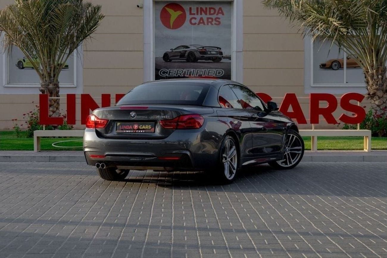 BMW 430i M Sport 2.0L BMW 430i M-Sport Convertible 2018 GCC under Warranty with Flexible Down-Payment.
