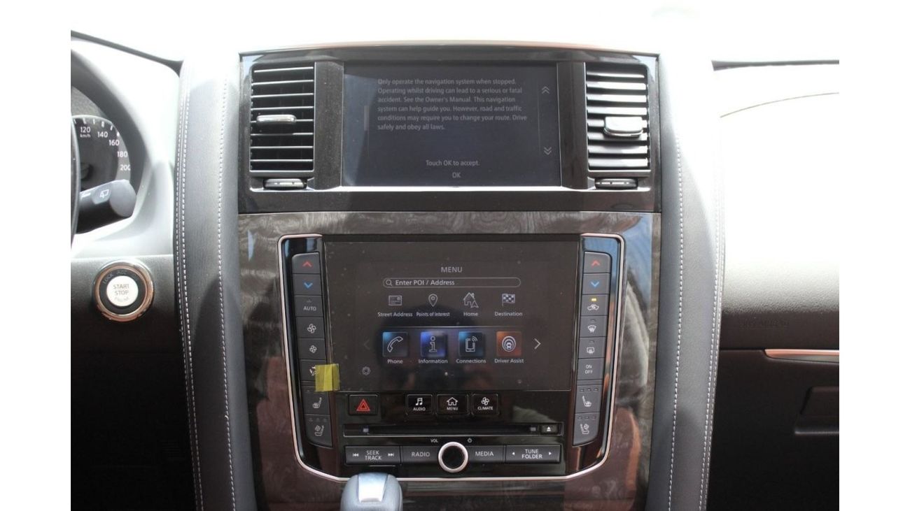 Nissan Patrol LE Platinum City PLATINUM CITY LE V8 2021 GCC LOW MILEAGE SINGLE OWNER WITH AGENCY PACKAGE IN MINT C