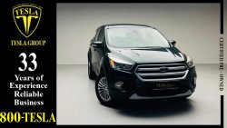 Ford Escape LEATHER SEATS + NAVIGAION + ALLOY WHEELS / GCC / 2017 / DEALER WARRANTY UP 29/09/2022 / 857 DHS P.M.