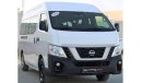 Nissan Urvan Nissan  Urvan 2019 White GCC High roof excellent condition without accident