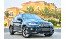 BMW X6 xDrive35i Fully Agency Serviced! - Fully Loaded! - With Warranty! - Only AED 1,449 Per Month