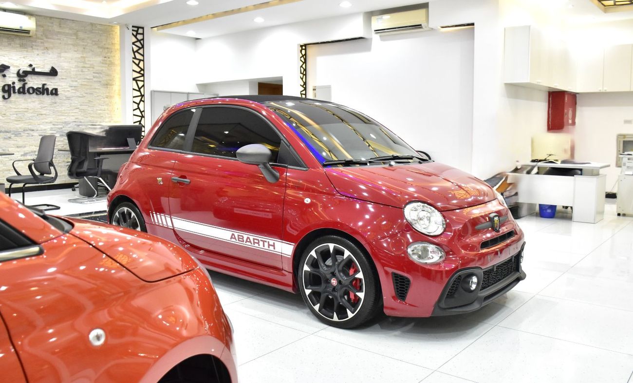 Abarth 695 EXCELLENT DEAL for our Abarth 695 Turismo Cabrio ( 2023 Model ) in Red Color GCC Specs