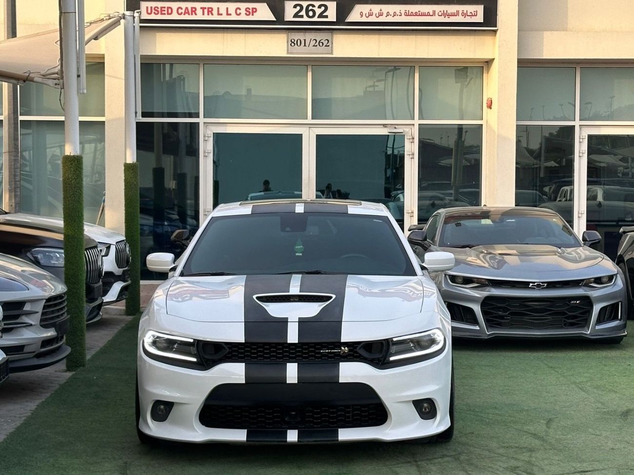 Dodge Challenger R/T Scat Pack 6.4L DODGE CHARGER SCATPACK 392 GCC 2021 Service history (Al Futtaim) Original Paint