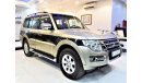 Mitsubishi Pajero ONLY 30000 KM!!! Mitsubishi Pajero GLS 2015 Model!! in Gold Color! GCC Specs