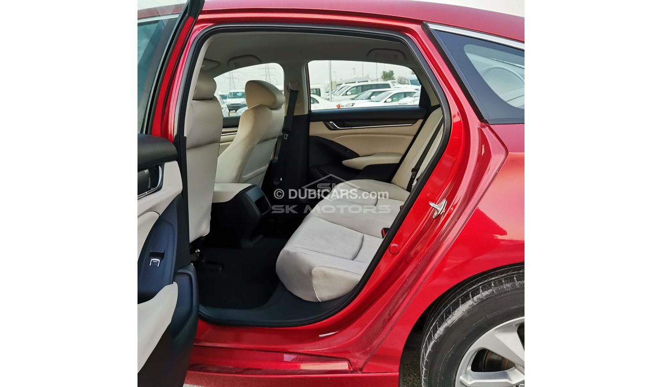 Honda Accord 1.5L V4 Petrol, FULL OPTION 2018 RED ( LOT # 772)