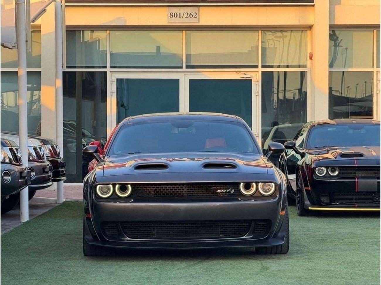 دودج تشالينجر DODGE CHALLENGER SRT HELLCAT 2019 GCC FULL SERVICE HISTORY PERFECT CONDITION