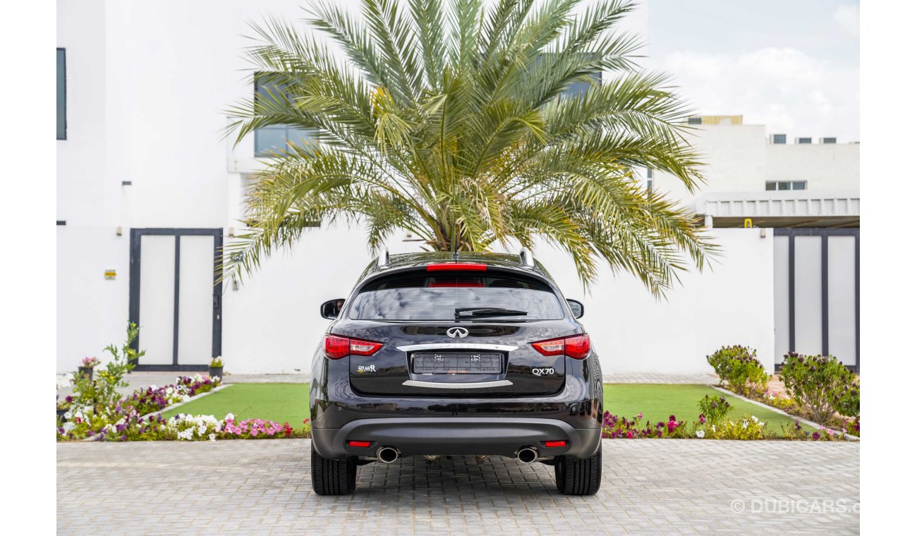 Infiniti QX70 AED 2,233 Per Month! | 0% DP | V6 - Immaculate Condition