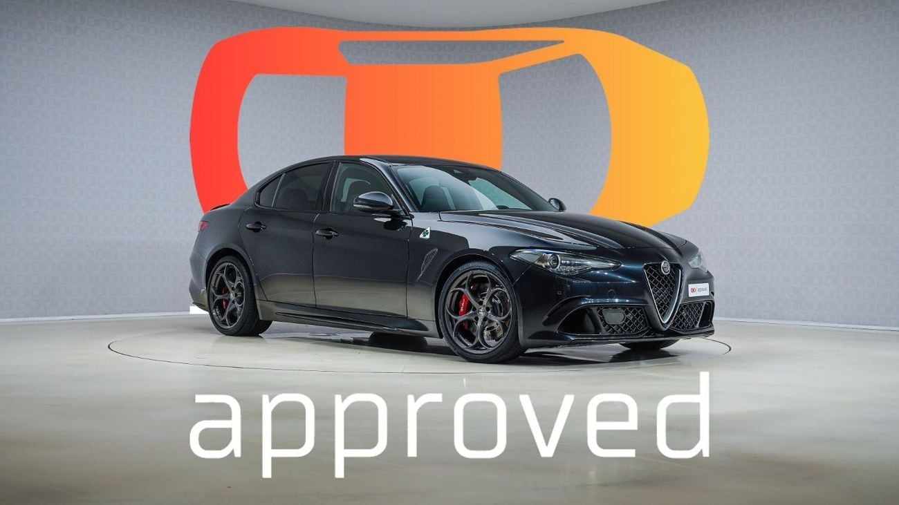 ألفا روميو جوليا Quadrifoglio 2.9L (505 HP) | AED 4,122 PM | Up to 3 Years Warranty