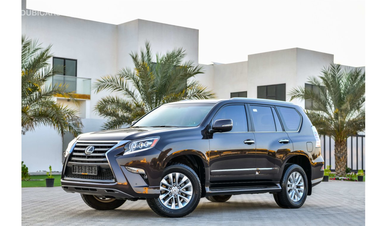 Lexus GX460 4.6L V8 4WD - 2016 - Ultra Low Mileage! - AED 3,309 PM - 0% Downpayment