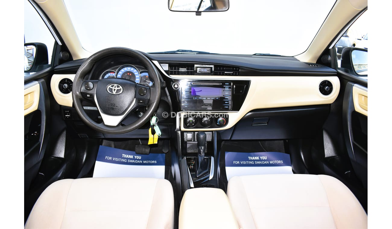 Toyota Corolla AED 929 PM | 2.0L SE GCC DEALER WARRANTY