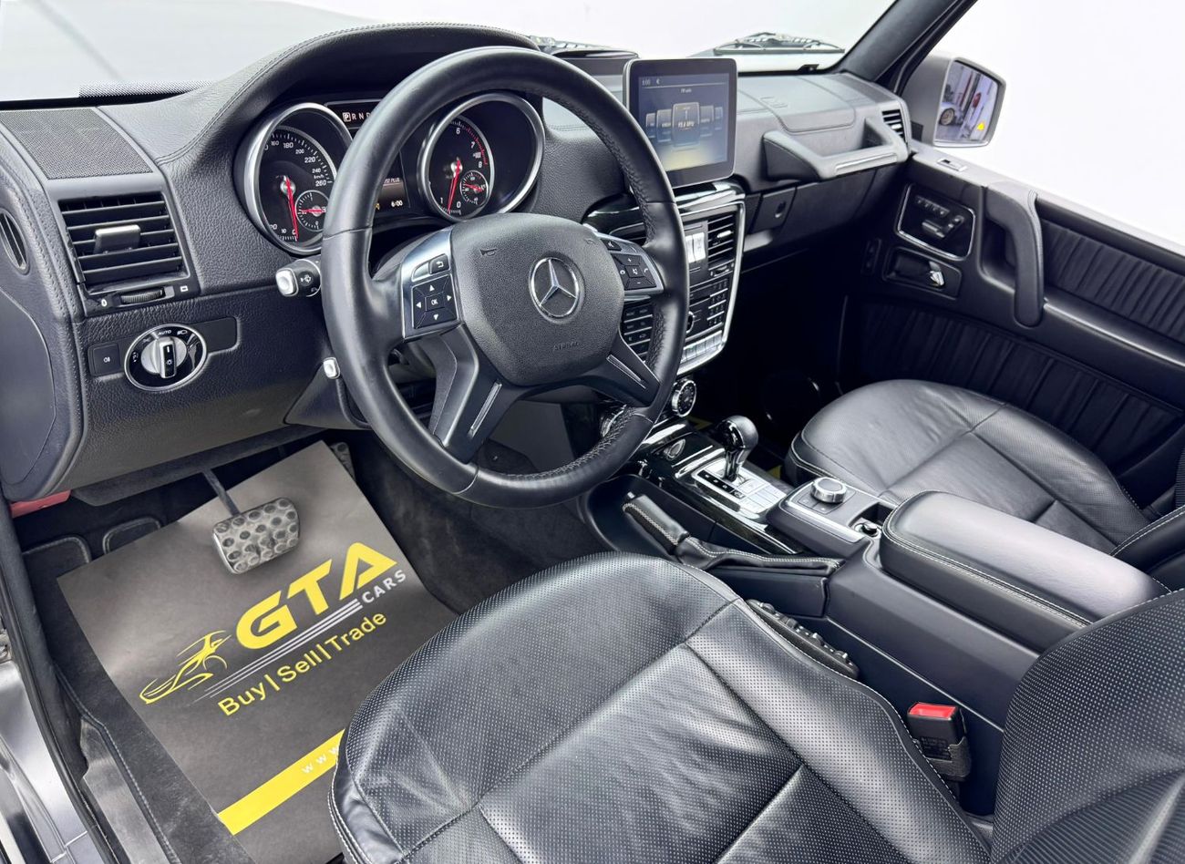 Mercedes-Benz G 500 Std 4.0L (422 HP) 2017 Mercedes-Benz G 500, wrapped in silver matt, Full Service History, GCC