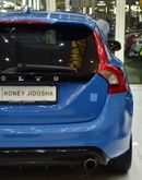 Volvo V60 POLESTAR EXCELLENT DEAL for our Volvo V60 Polestar T6 ( 2016 Model ) in Blue Color GCC Specs