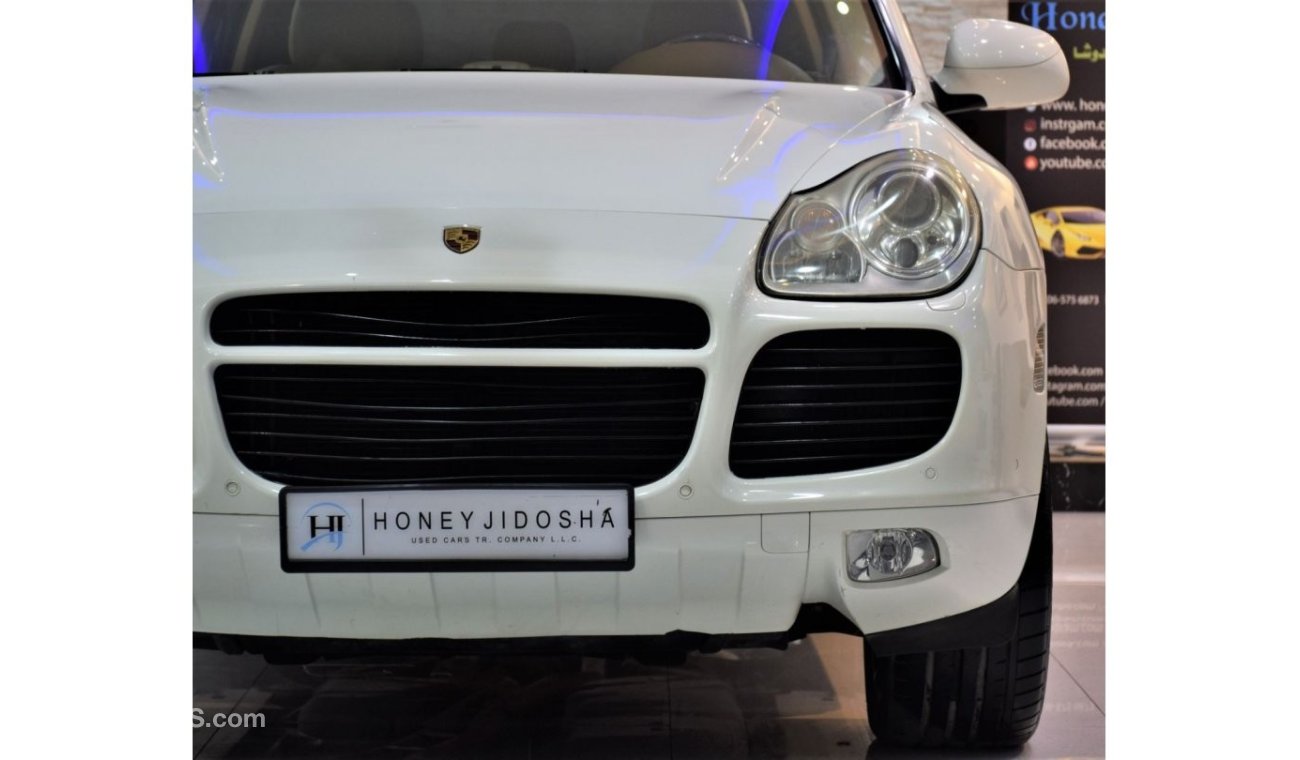 بورش كايان توربو Porsche Cayenne TURBO 2005 Model!! in White Color! GCC Specs