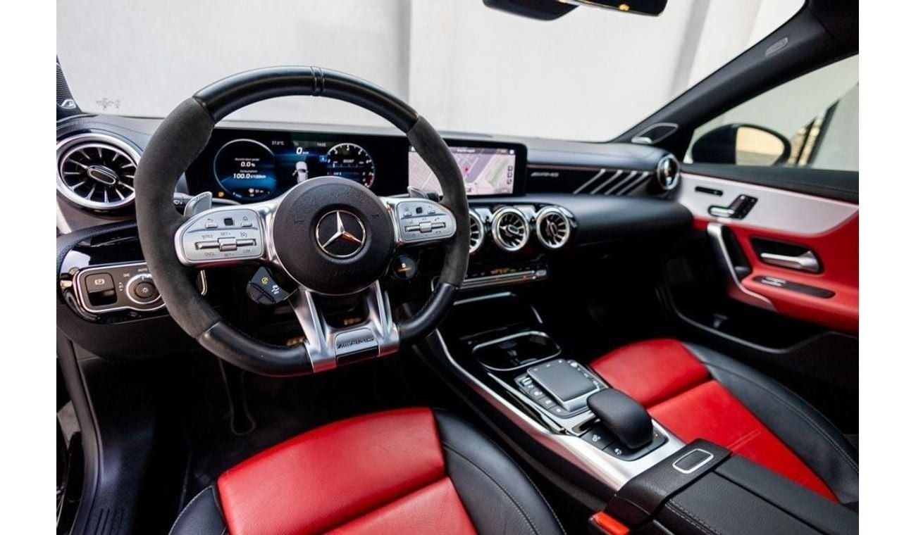Mercedes-Benz CLA 45 AMG Mercedes-Benz CLA45 AMG S 2021 GCC under Agency Warranty and Service Contract with Flexible Down-Pay