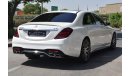 مرسيدس بنز S 63 AMG خليجية ضمان لمدة سنة كاملة الموصفات