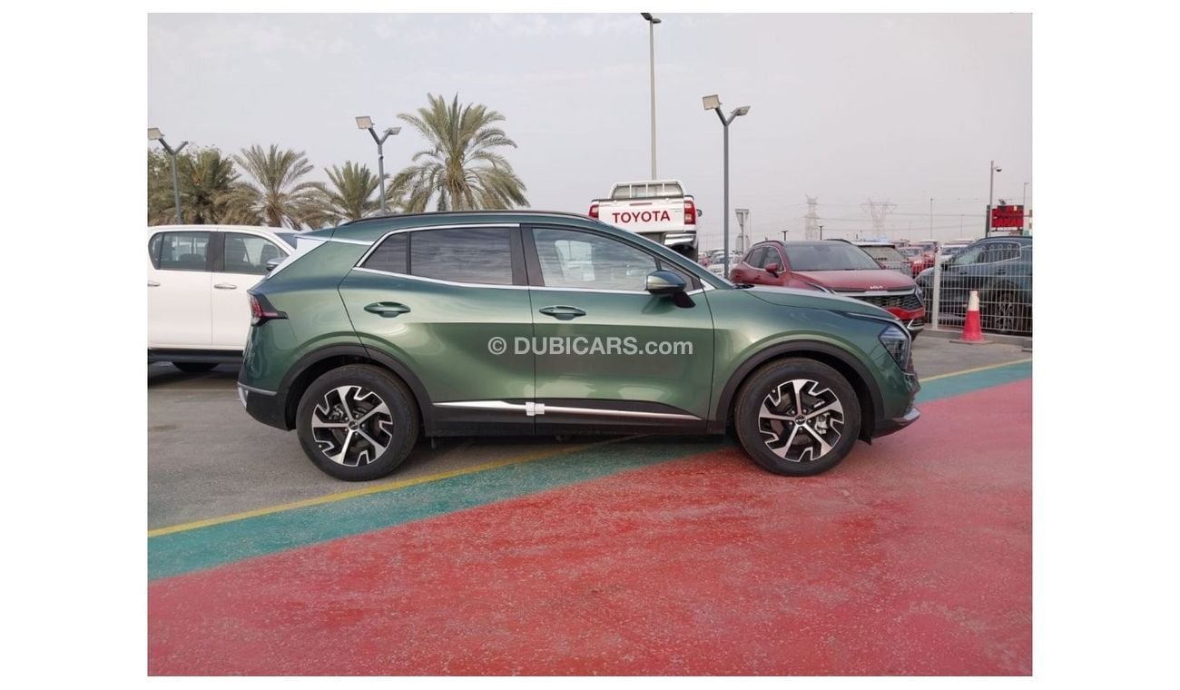كيا سبورتيج GT-Line Turbo 1.6l petrol 4X2 FWD 2022  Green color with Radar & Electric tailgate