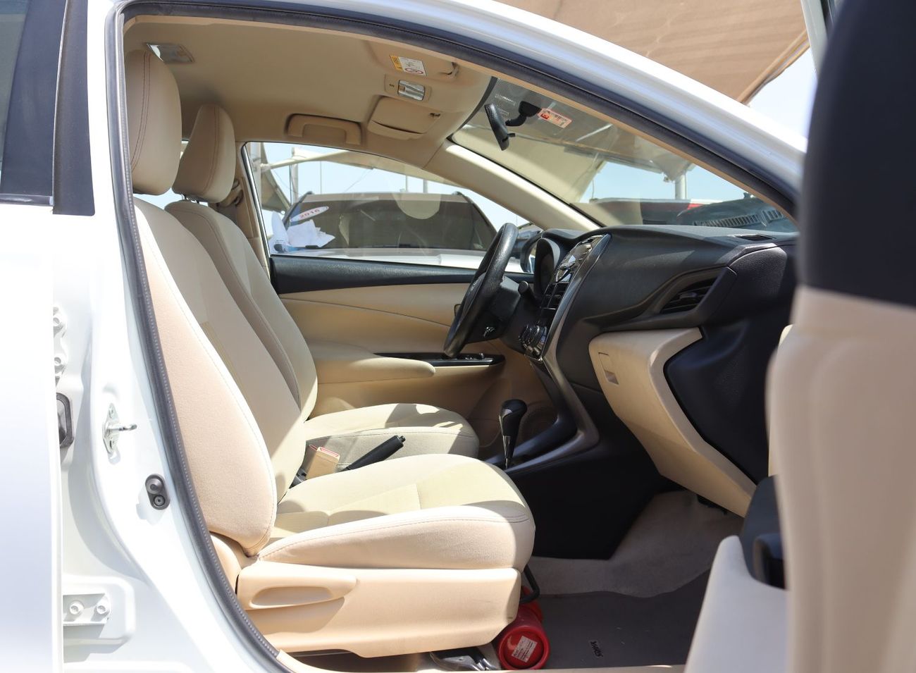 تويوتا يارس تويوتا يارس 2021 خليجي بحالة ممتازة 85000 كم محرك 1.5 لتر السعر 35000 درهم