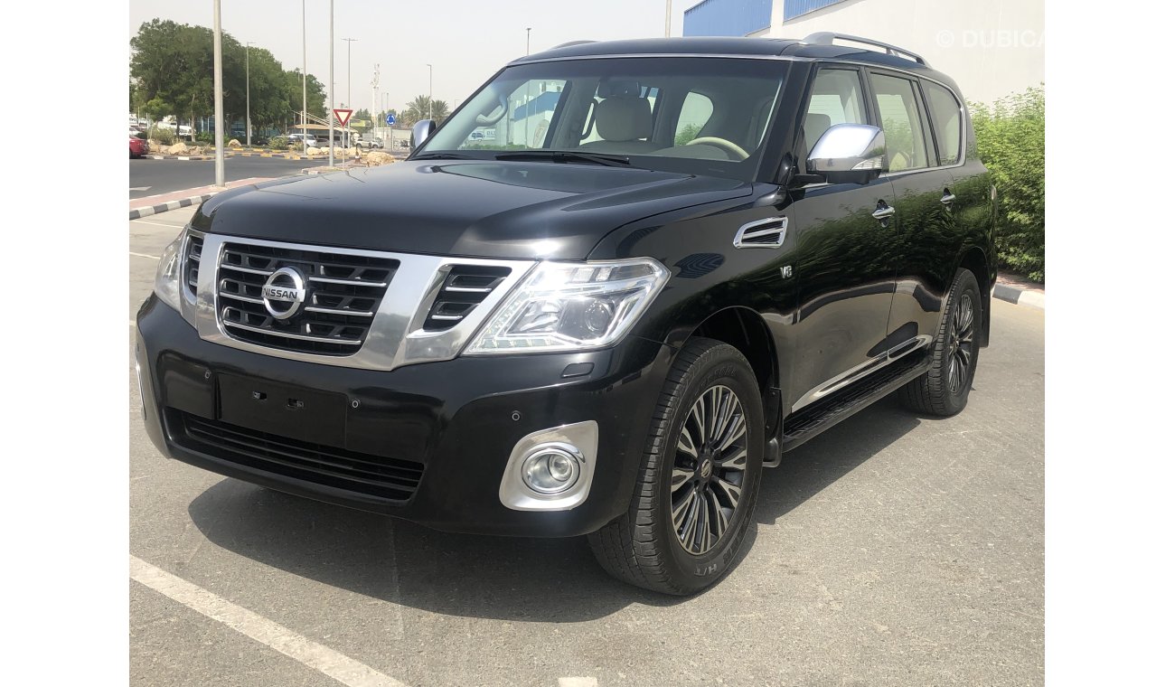 Nissan Patrol V8 PLATINUM FULL OPTION ONLY 2350X60 FULL MAINTAINED BY AGENCY UNLIMITED KM WARRANTY