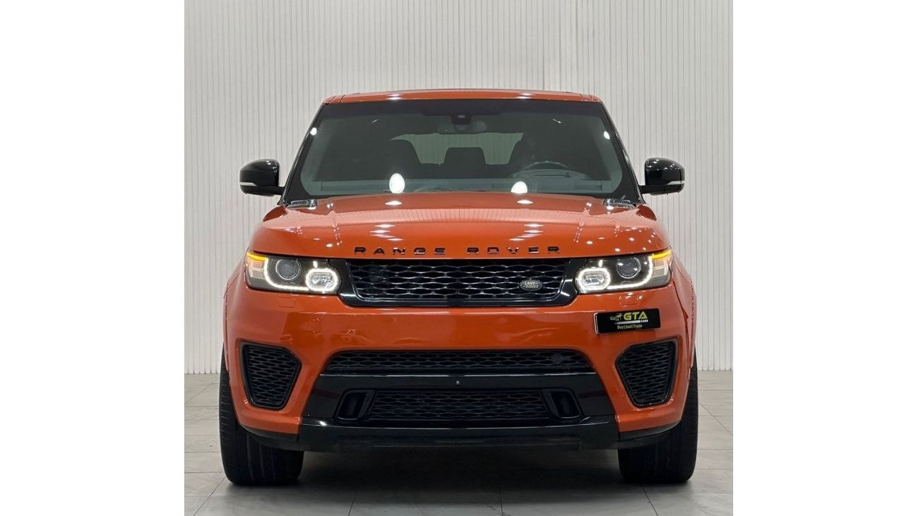 لاند روفر رينج روفر سبورت 2016 Range Rover Sport SVR, March 2025 Agency Warranty + Jan 2026 Service Contract, GCC