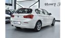 BMW 120i EXCELLENT DEAL for our BMW 120i ( 2019 Model ) in White Color GCC Specs