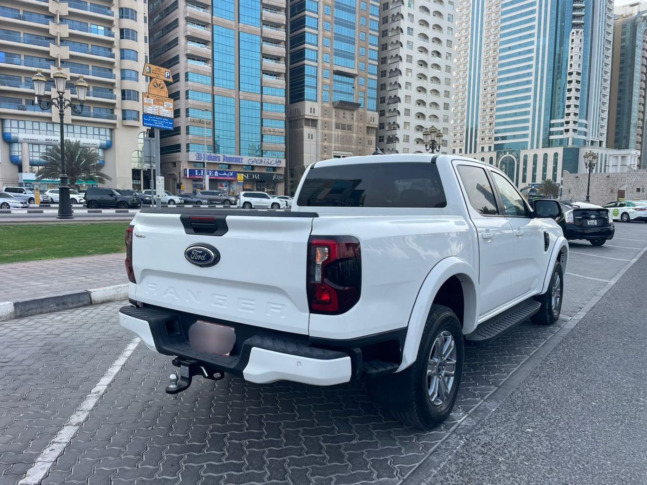 Ford Ranger Ford Ranger 2024 Model 3.0L petrol Engine Colour White push start Transmission Automatic Interior.Bl